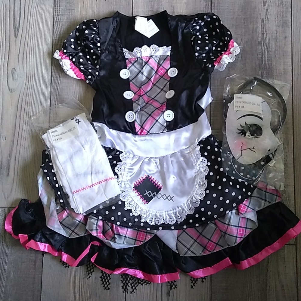 Damaged doll costume